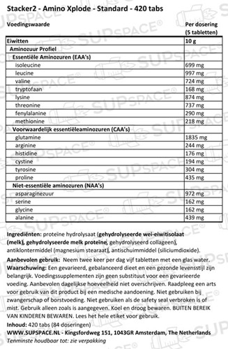 Amino Xplode 10000  (420 Tabs)