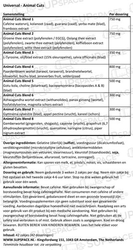 Animal Cuts Unflavored (42 packs)