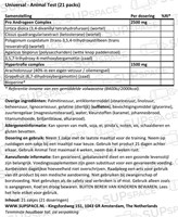 Animal Test Unflavored (21 packs)