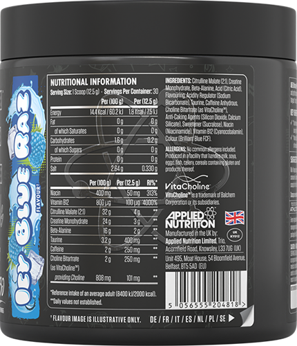Applied Nutrition ABE Ultimate Pre-Workout Icy Blue Raz (375 g)-2