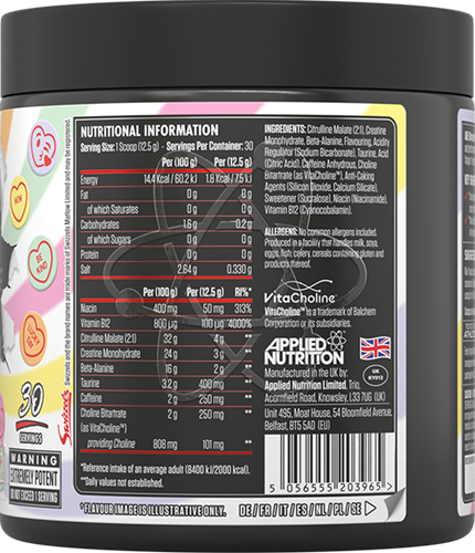 Applied Nutrition ABE Ultimate Pre-Workout Swizzels Love Hearts (375 g)-2