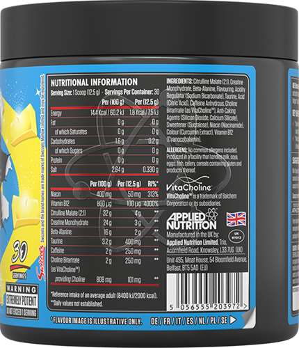 ABE Ultimate Pre-Workout Swizzels Refreshers Lemon (375 g)-2