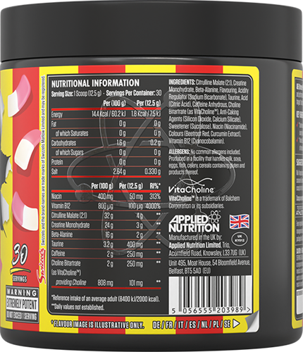 Applied Nutrition ABE Ultimate Pre-Workout Swizzels Drumstick Squashies (375 g)-2
