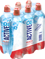 Active O2 Peach White Tea (6 x 500 ml)