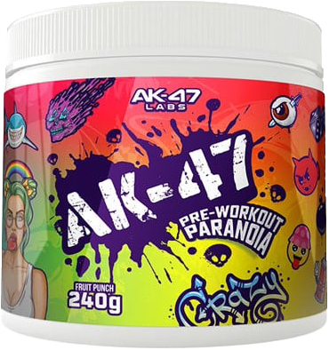 AK47 Pre-Workout Framboise bleue (240 g)