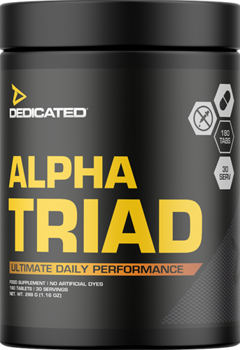 Dedicated Nutrition Alpha Triad (180 comprimés)