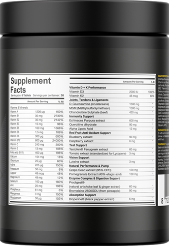 Dedicated Nutrition Alpha Triad (180 comprimés)-2