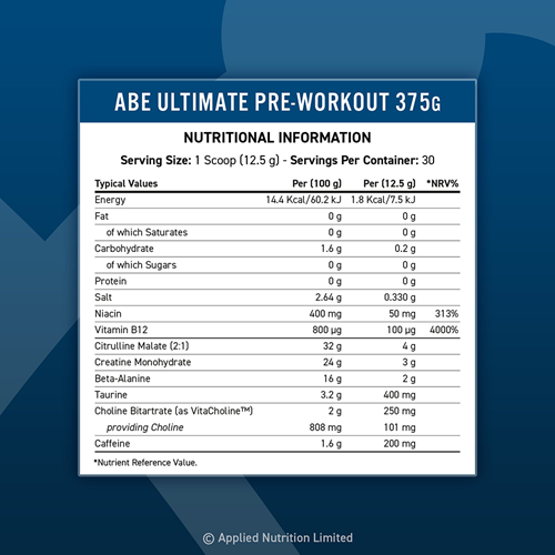 Applied Nutrition ABE Ultimate Pre-Workout Cool Watermelon (375 g)-2