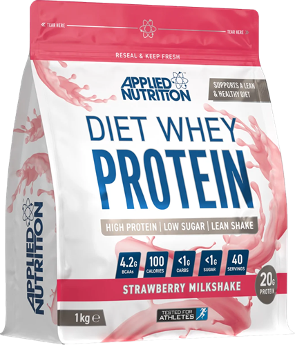 Applied Nutrition Diet Whey Milkshake à la fraise (1000 g)