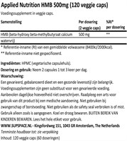 Applied Nutrition HMB 500mg (60 caps)