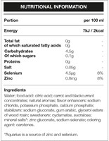 Aquarius Zero Sugar Red Peach (12 x 500 ml)-2