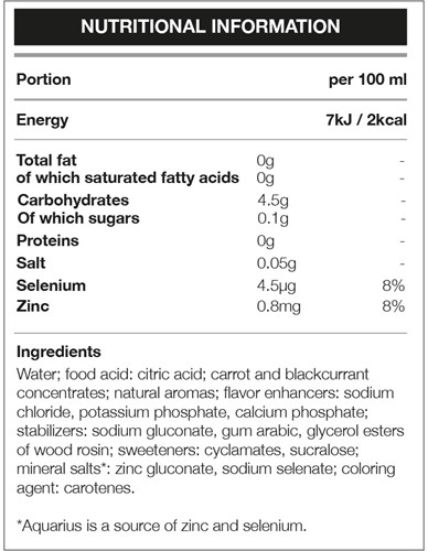 Aquarius Zero Sugar Red Peach (12 x 500 ml)-2