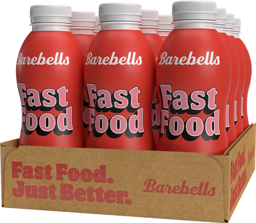 Barebells Fast Food Fraise (12 x 500 ml)