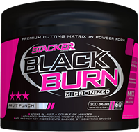 Black Burn Micronized Fruit Punch (300 g)