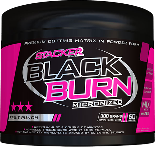 Black Burn Micronized Fruit Punch (300 g)