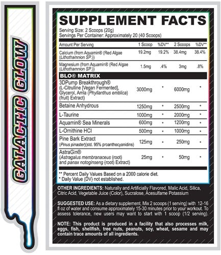 MyoBlox BLO Muscle Pump Galactic Glow (40 doses)-2