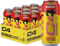 C4 Energy Millions Strawberry (12 x 500 ml)