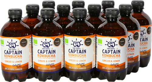 Captain Kombucha Gingembre Citron (12 x 400 ml)