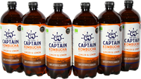 Captain Kombucha Gingembre Citron (6 x 1000 ml)