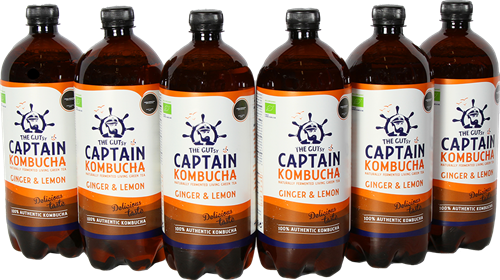 Captain Kombucha Gingembre Citron (6 x 1000 ml)