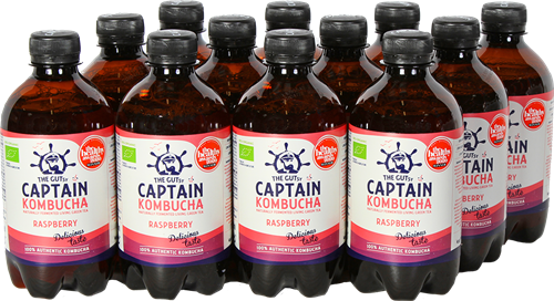 Captain Kombucha Framboise (12 x 400 ml)