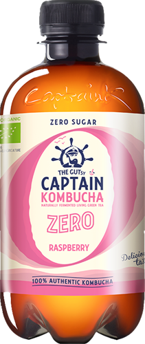 Captain Kombucha Zero Framboise (12 x 400 ml)-2