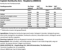 Captain Kombucha Zero Raspberry (12 x 400 ml)
