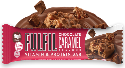 Fulfil Vitamin & Protein Bar Chocolat Caramel (15 x 55 g)-2