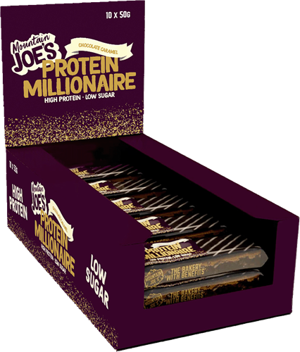 Mountain Joe's Protein Millionaire Chocolat Caramel (10 x 50 g)