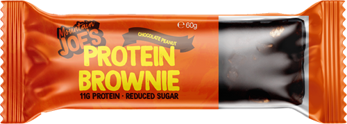 Mountain Joe's Protein Brownie Chocolate Peanut (10 x 60 g)-2