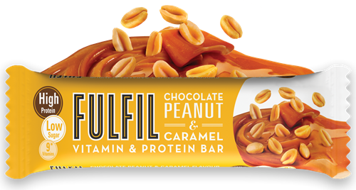 Fulfil Vitamin & Protein Bar Cacahuètes & Caramel (15 x 55 g)-2