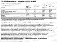 Clif Bar Blueberry Crisp (12 x 68 gr)