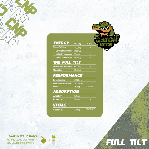 CNP Full Tilt Pre-workout Gator Juice (300 g)-2