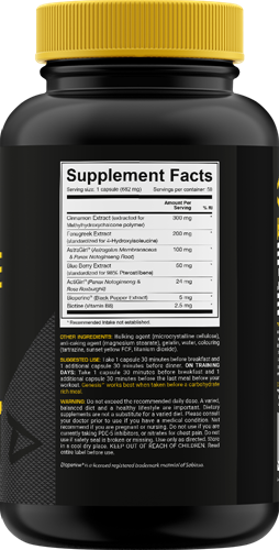 Dedicated Nutrition Genesis (50 gélules)-2