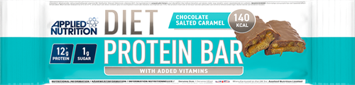 Applied Nutrition Diet Protein Bar Chocolat Caramel salé (12 x 45 g)-2