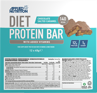 Applied Nutrition Diet Protein Bar Chocolat Caramel salé (12 x 45 g)-3