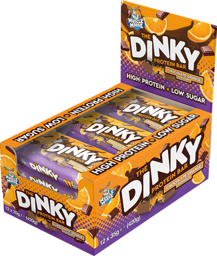 Muscle Moose The Dinky Protein Bar Birthday Cake (12 x 35 g)