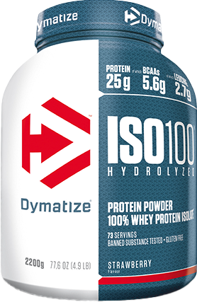 Dymatize ISO 100 Hydrolized Fraise (2200 g)
