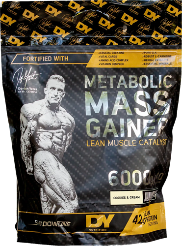 DY Nutrition Metabolic Mass Gainer Cookies & Cream (6000 g)