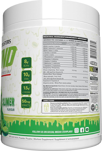 EHP Labs Beyond BCAA+EAA Intra-Workout Slimer Lime (60 doses)-2