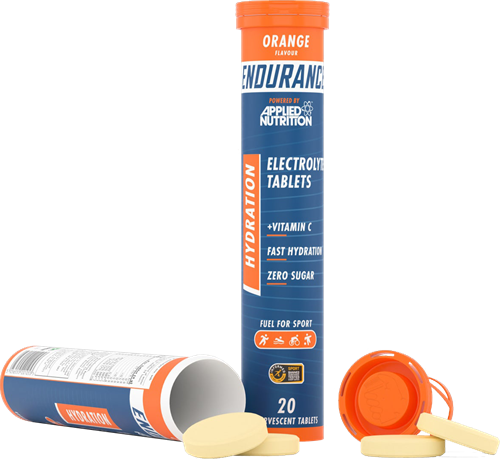 Applied Nutrition Endurance Hydration Electrolyte Tablets Orange (6 x 20 comprimés)-2