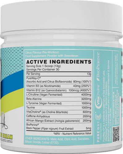 Naughty Boy Energy Pre-Workout Citrus Dream (390 g)-2