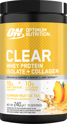 Optimum Nutrition Gold Standard Clear Whey + Collagen Summer Fruit Ice Tea (240 g)