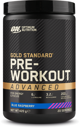 Optimum Nutrition Gold Standard Pre-workout Advanced Framboise bleue (420 g)