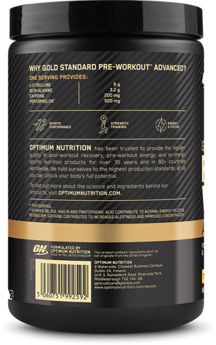 Optimum Nutrition Gold Standard Pre-workout Advanced Tropical (420 g)-3