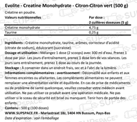 Evolite Creatine Monohydrate Citron-Citron 