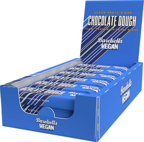 Barebells Vegan Protein Bar Chocolate Dough (12 x 55 g)