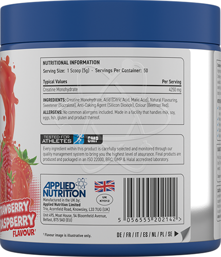 Applied Nutrition Flavoured Creatine Fraise & Framboise (250 g)-2