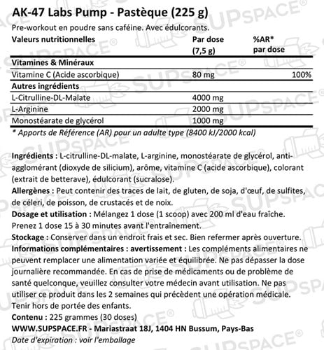 AK47 Pump Pastèque (225 g)-1