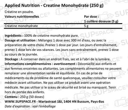 Applied Creatine Monohydrate (250 g)-1